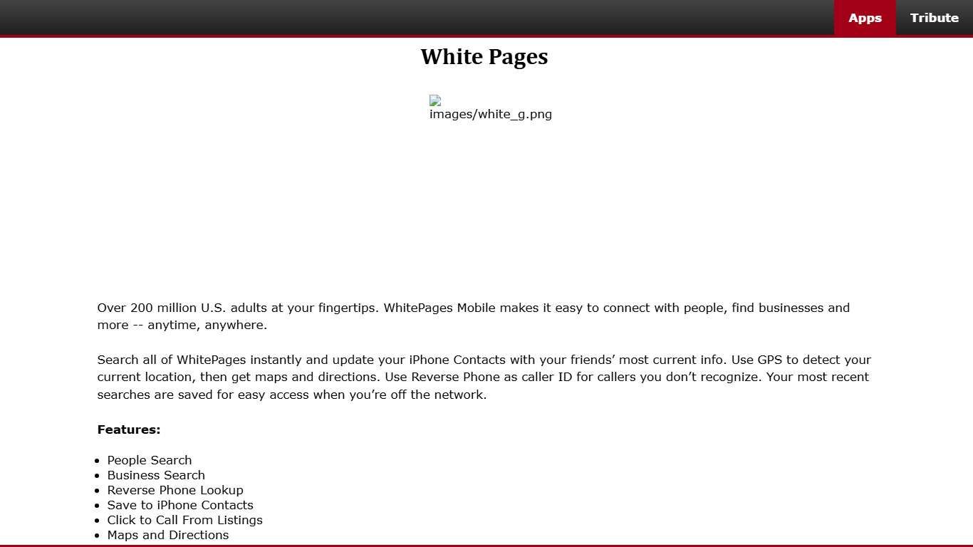 White Pages